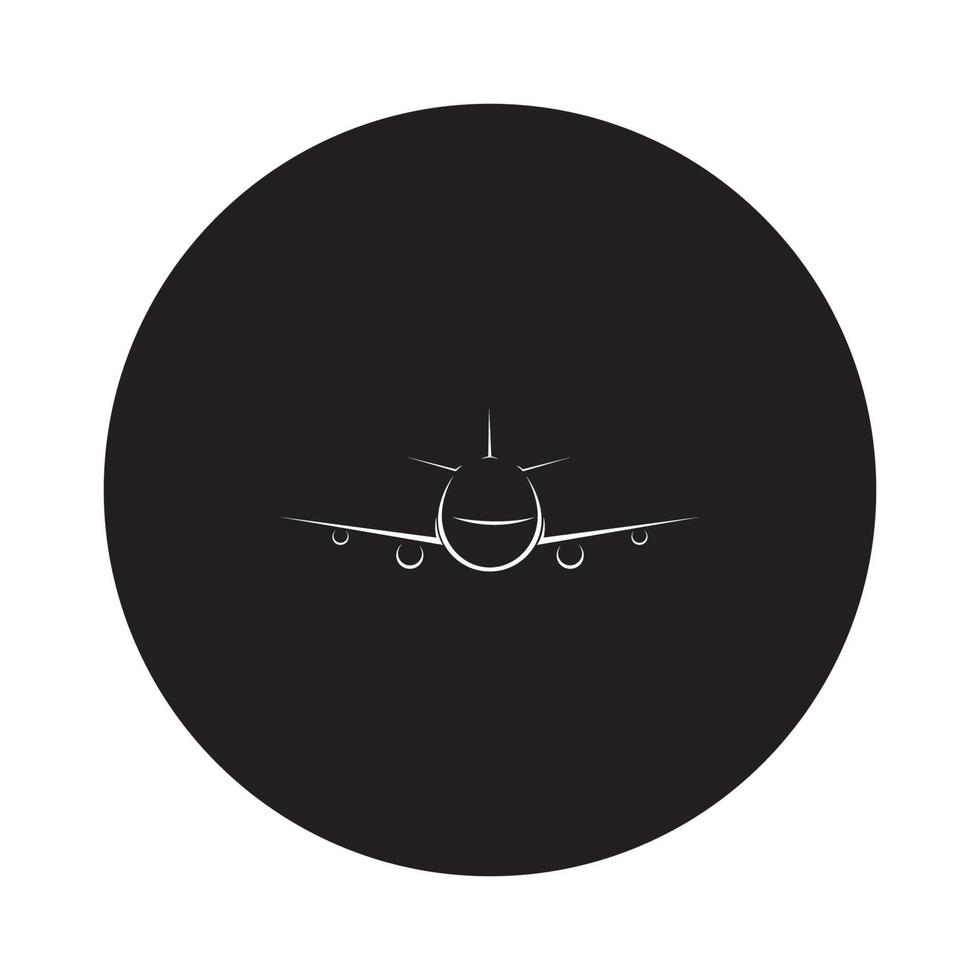 vector de logotipo de avión