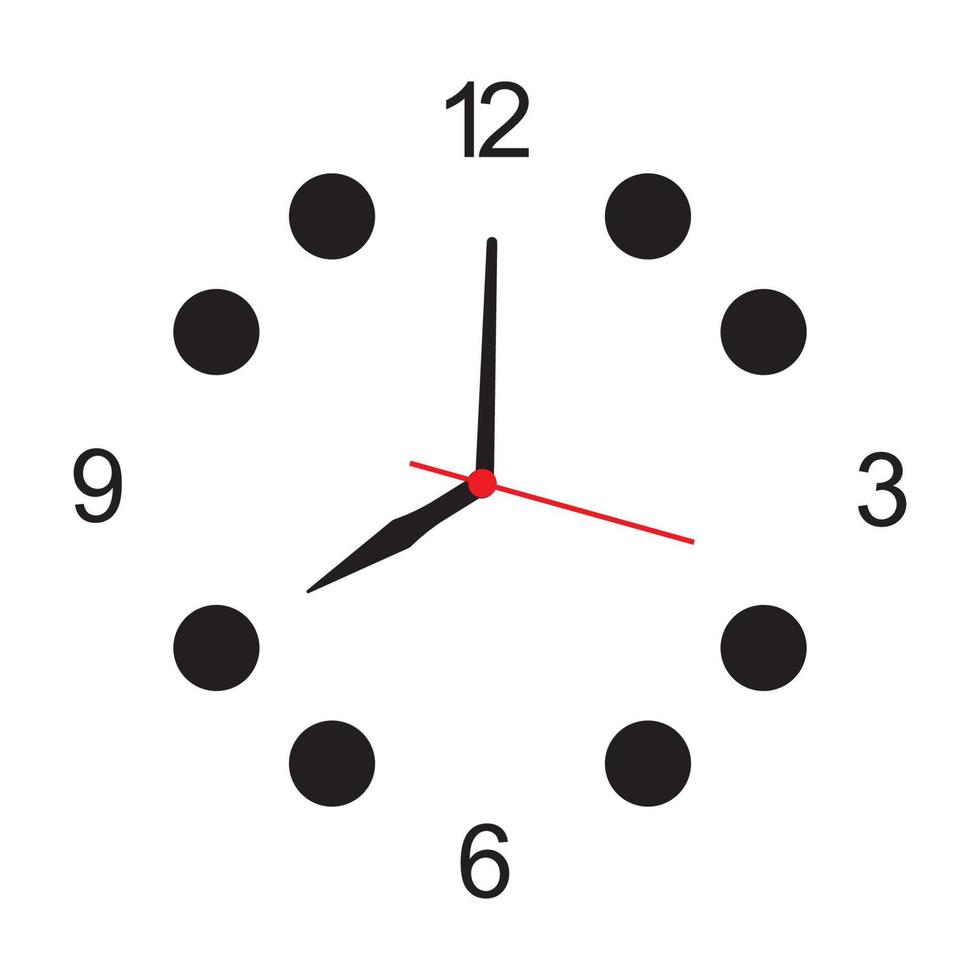 clock logo vector 13783956 Vector Art at Vecteezy