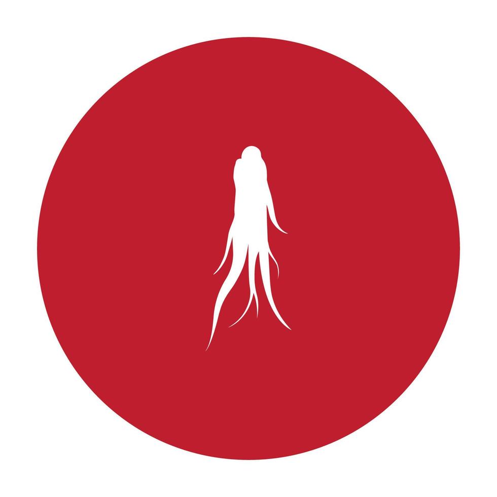 vector logo de ginseng