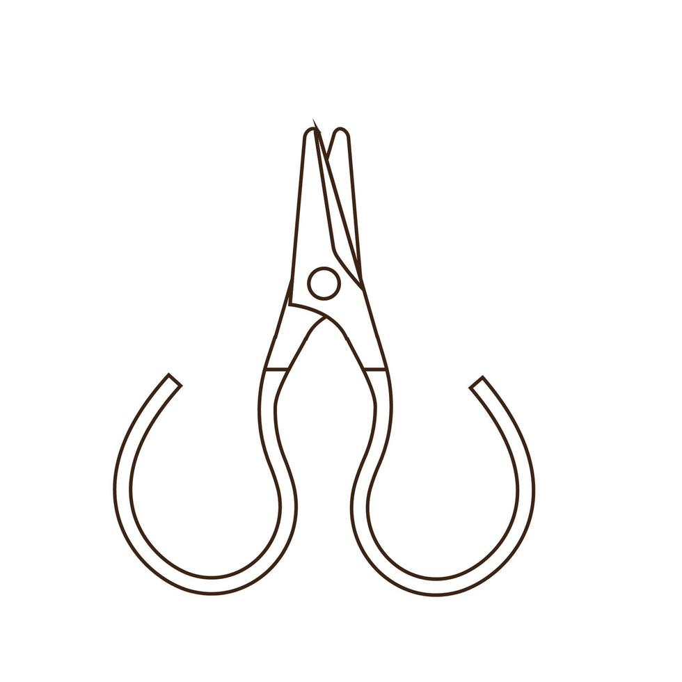scissor logo vector