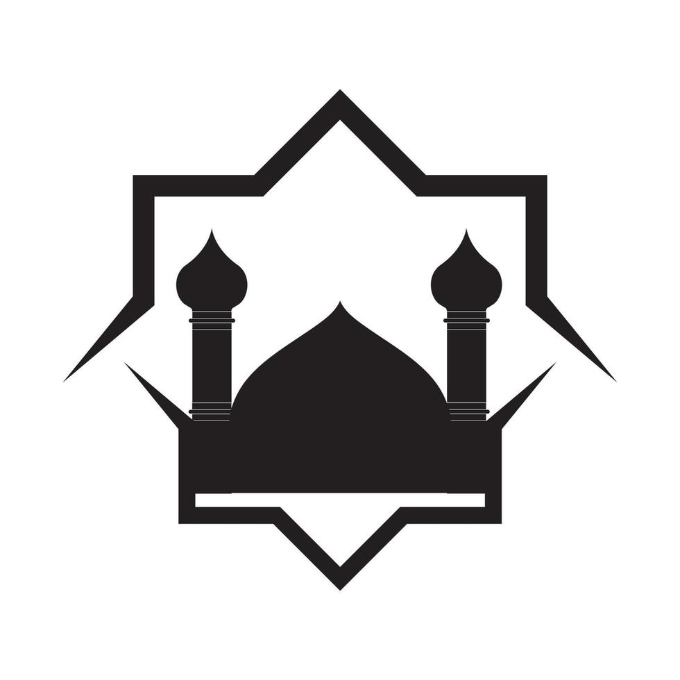 mosque logo vector