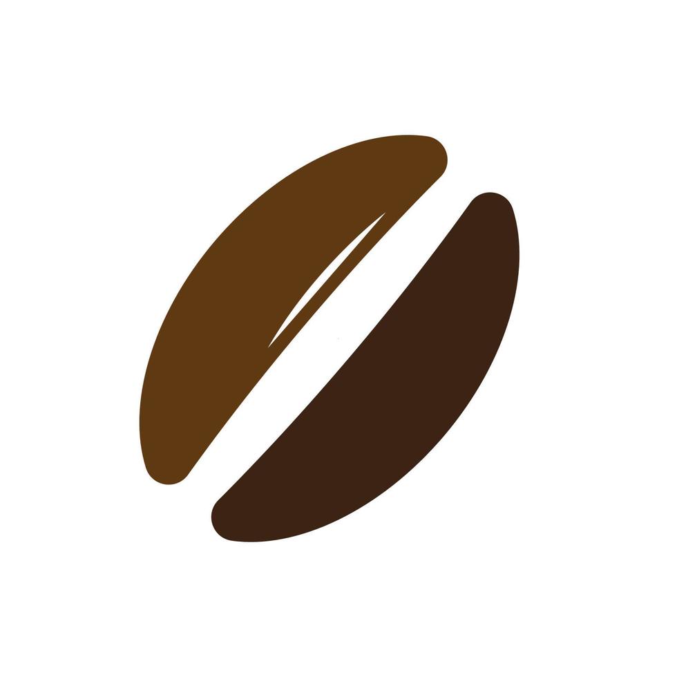 coffee bean logo vector