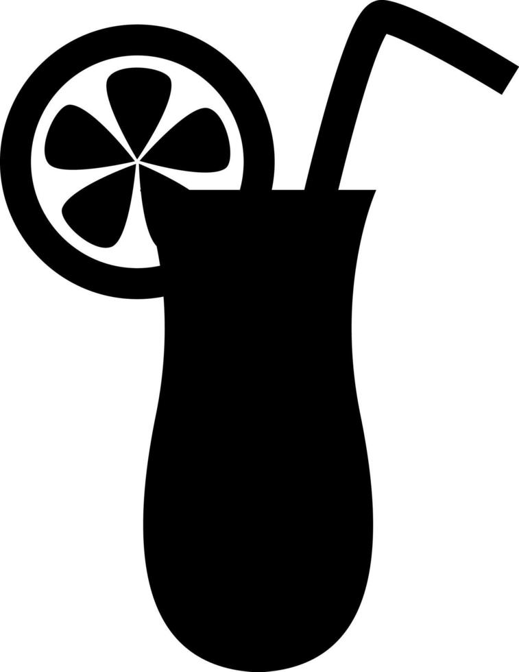 Cold coctail, illustration, vector on a white background