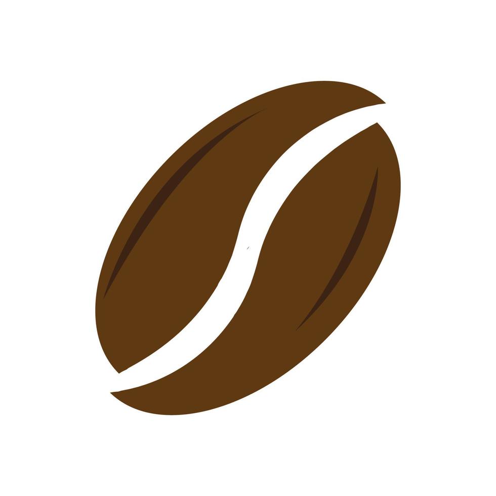 logotipo de grano de café vector