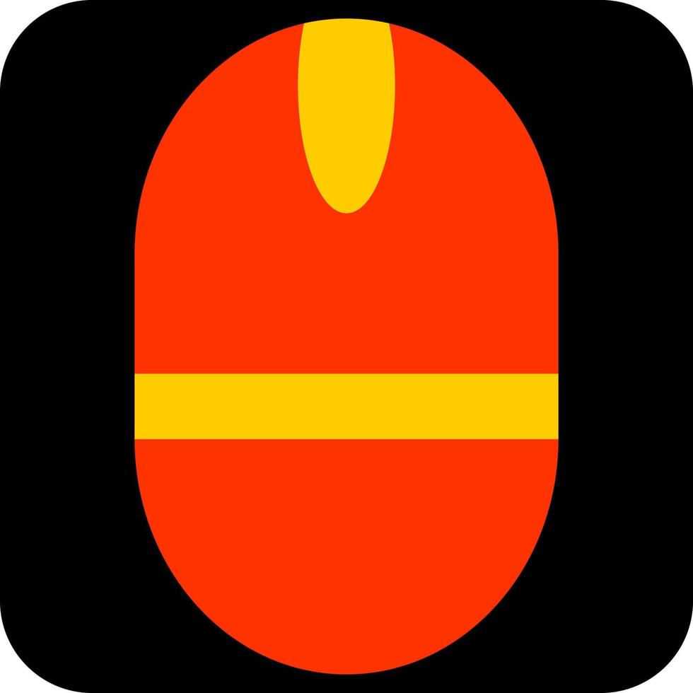 Computer mouse, illustration, vector, on a white background. vector