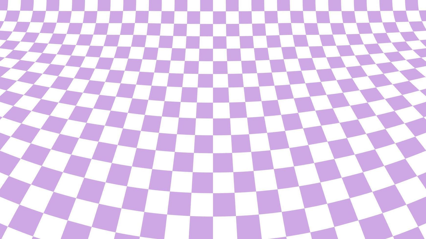 aesthetic cute abstract purple and white distorted checkers, checkerboard wallpaper illustration, perfect for backdrop, wallpaper, background, banner, cover vector