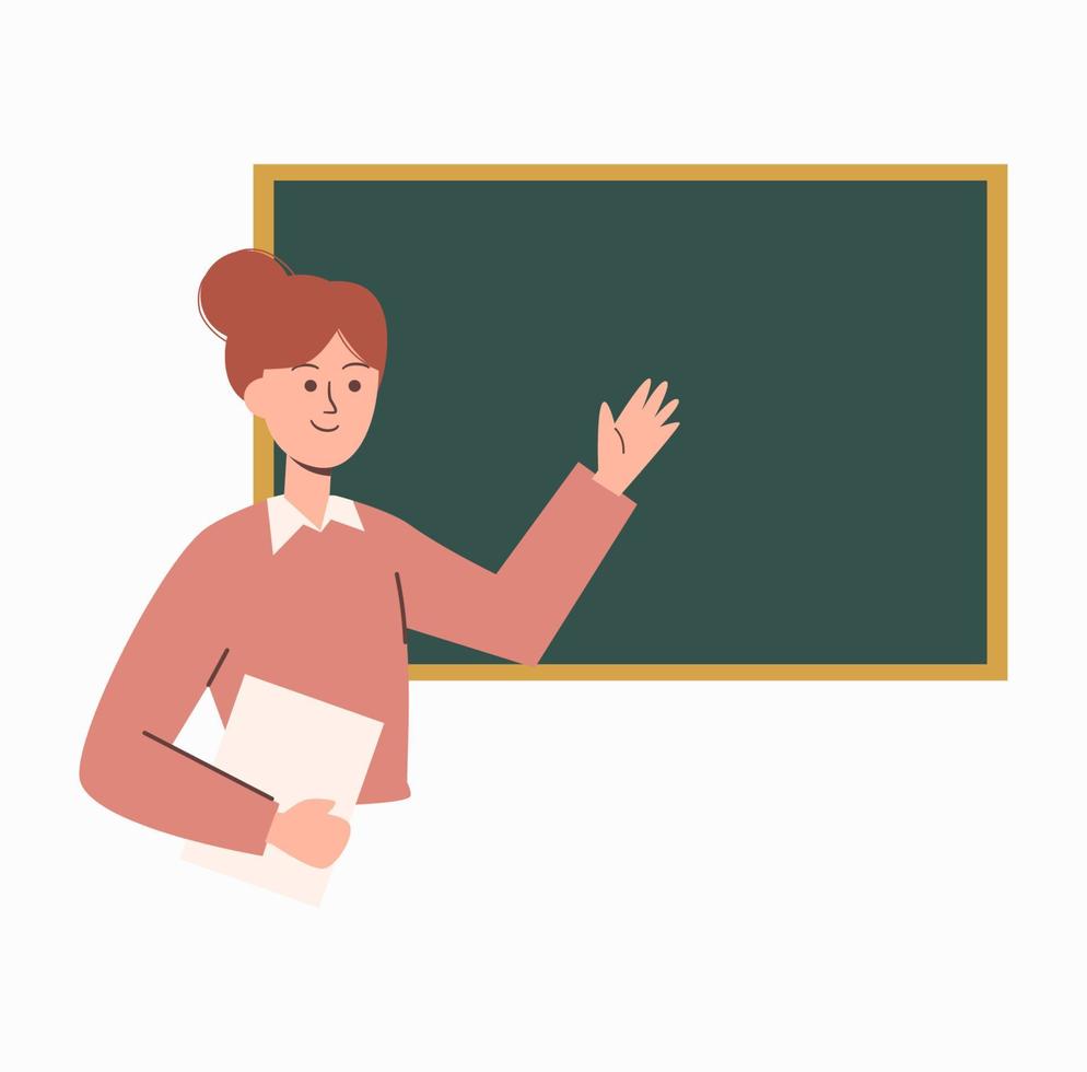 Woman teacher Illustration vector