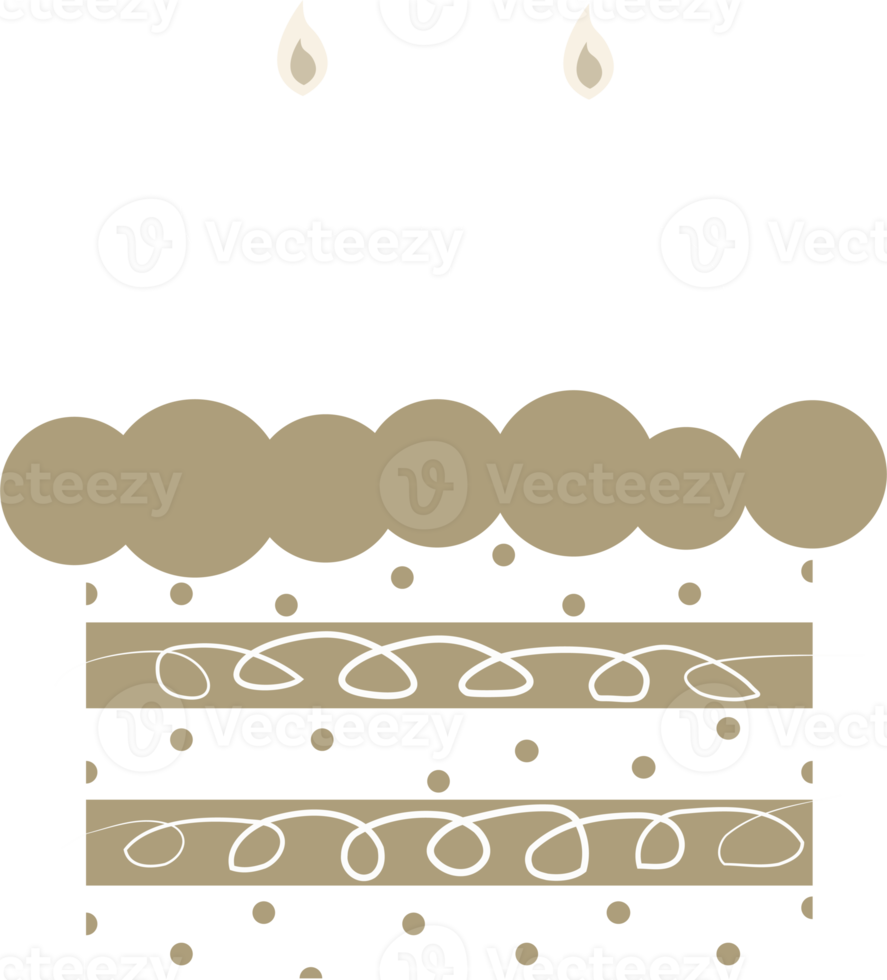 compleanno torta decorazione elemento illustrazione png