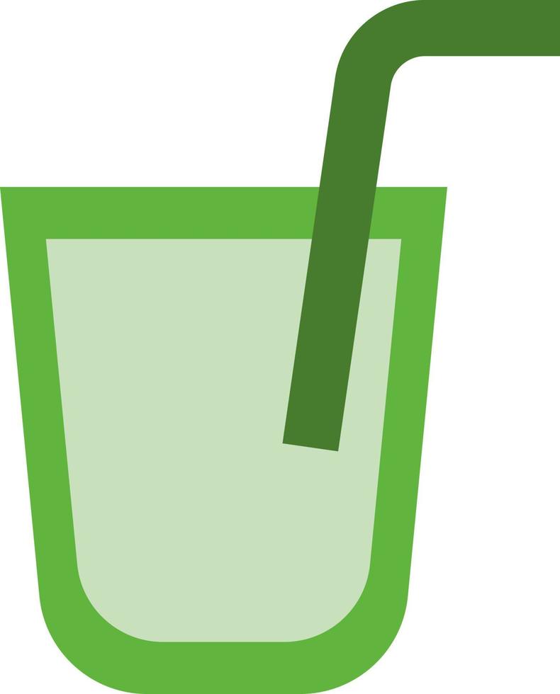 Healthy juice, illustration, vector on a white background.