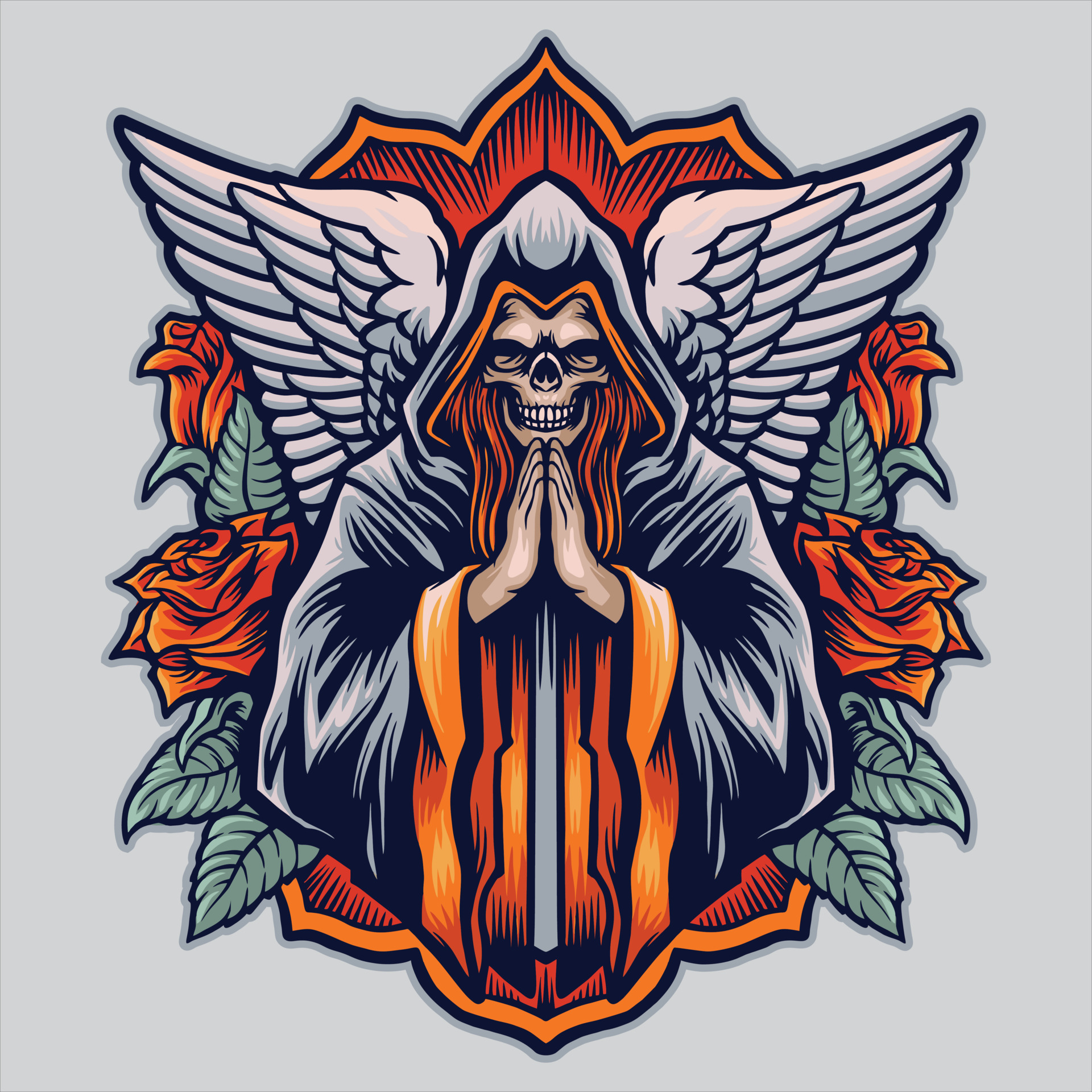 vector-illustration-of-unique-skull-character-13785537-vector-art-at