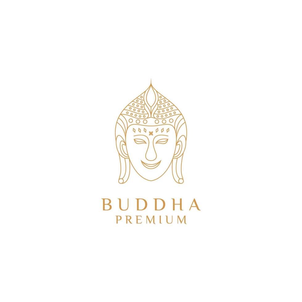 Buddah logo design icon vector