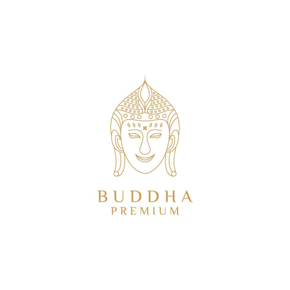 Buddah logo design icon vector