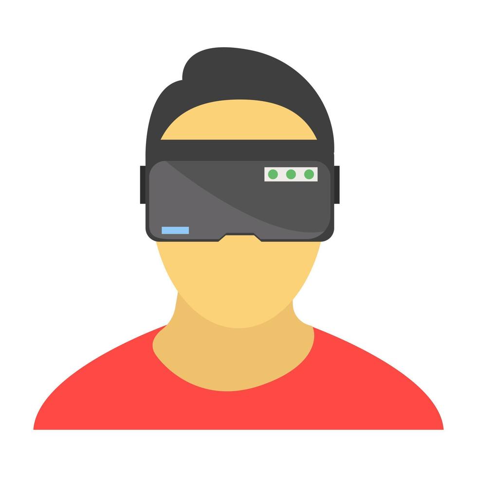 Trendy VR Goggles vector
