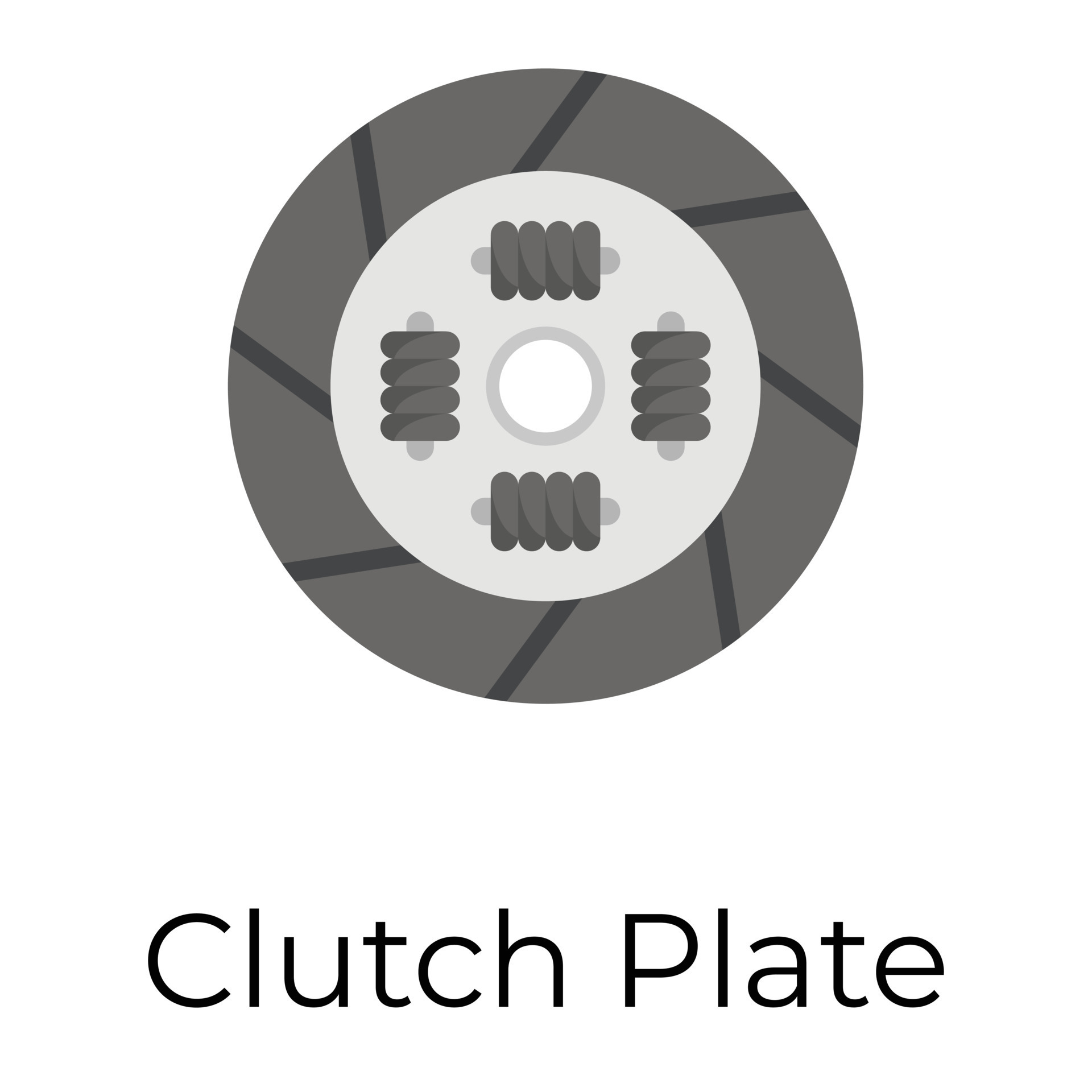 Trendy Clutch Plate 13785806 Vector Art at Vecteezy