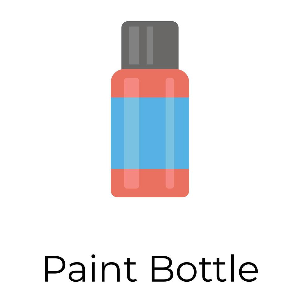 botella de pintura de moda vector