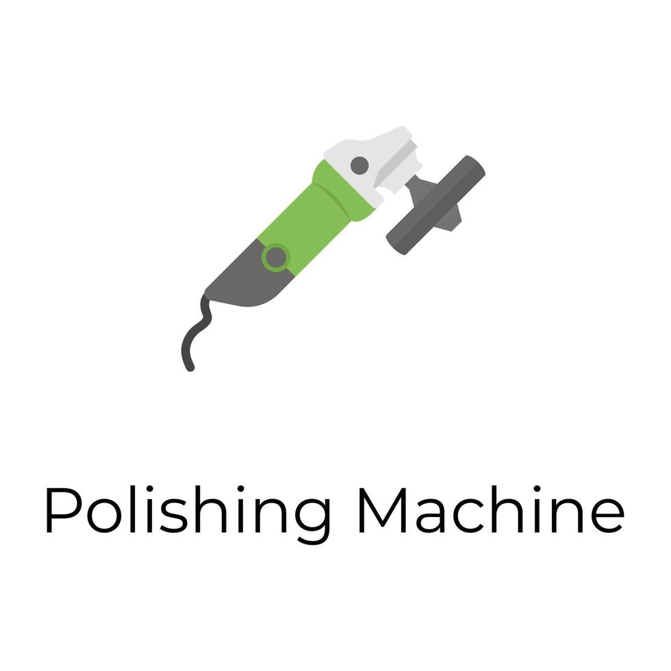 Trendy Polishing Machine vector