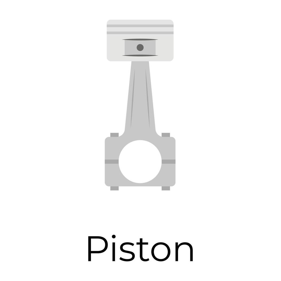 Trendy Piston Concepts vector