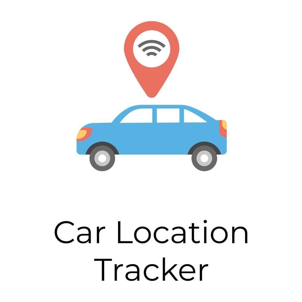 Car Location tracker 13785853 Vector Art at Vecteezy