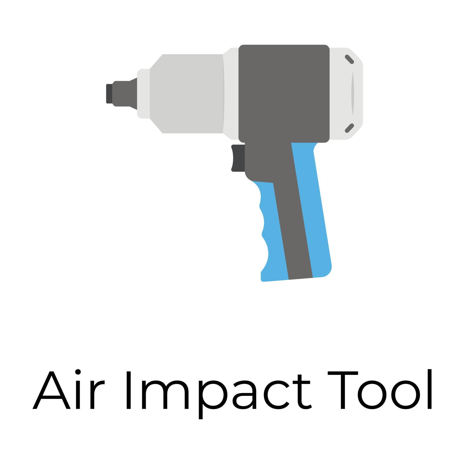 Air Impact Gun 13785894 Vector Art at Vecteezy