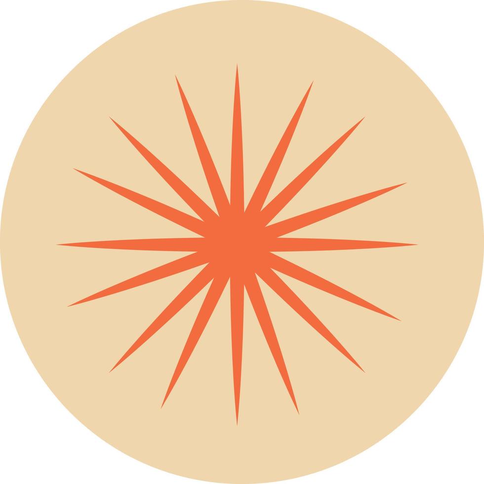 Christmas star icon vector