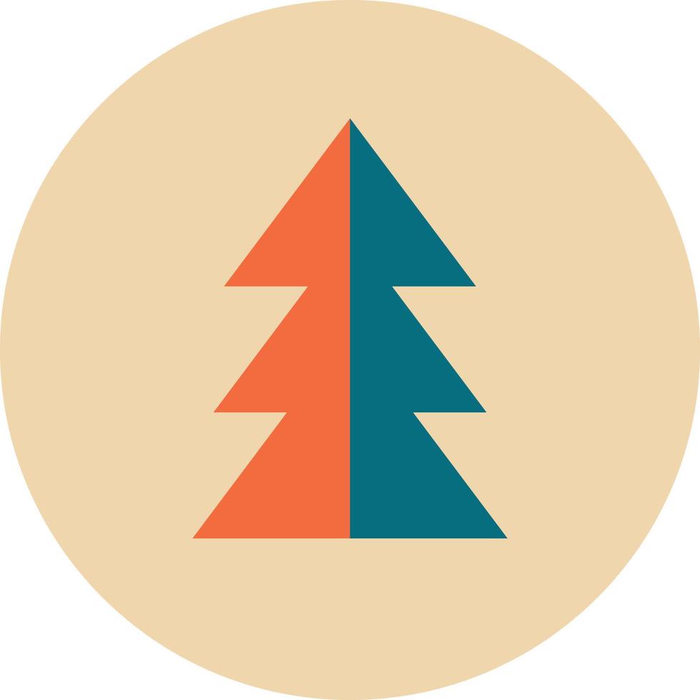 Christmas tree icon vector