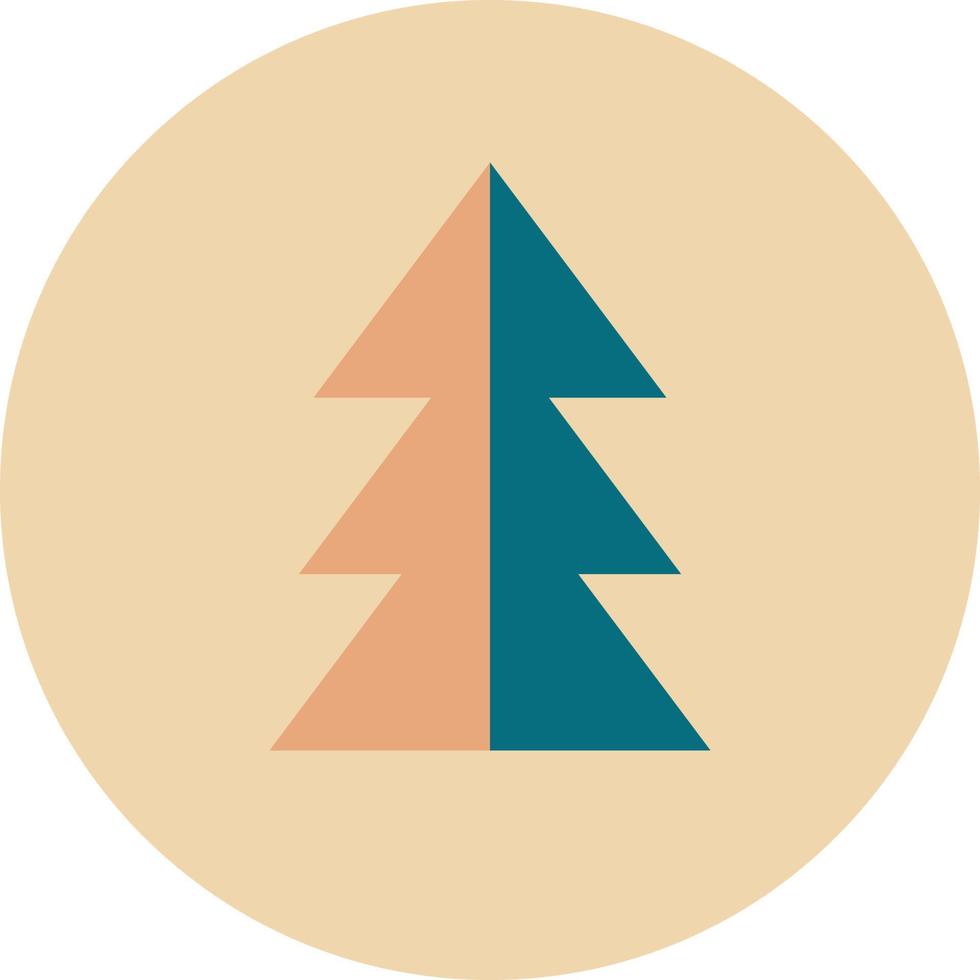 Christmas tree icon vector