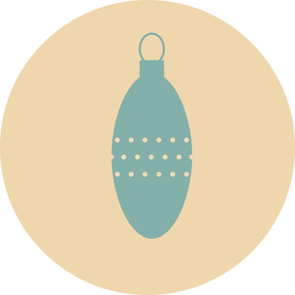 Christmas tree toy icon vector