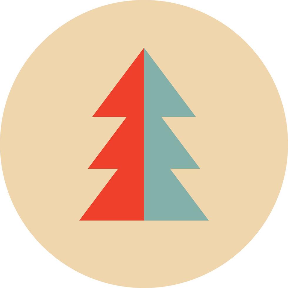 icono de arbol de navidad vector