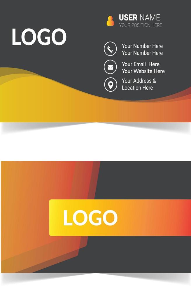 Creative Modern Business Card Template vector