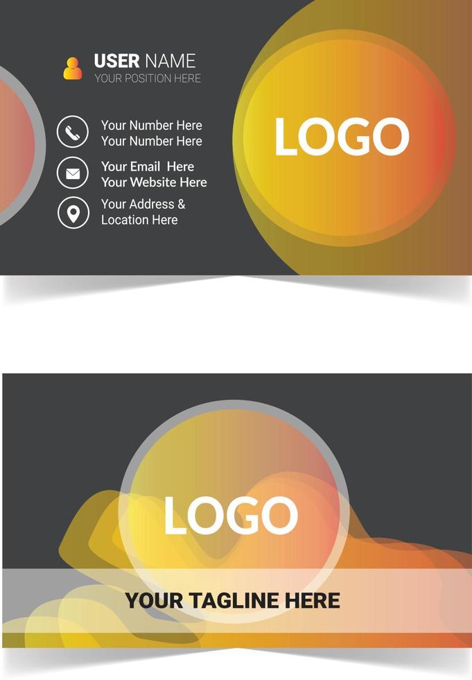 Creative Modern Business Card Template vector