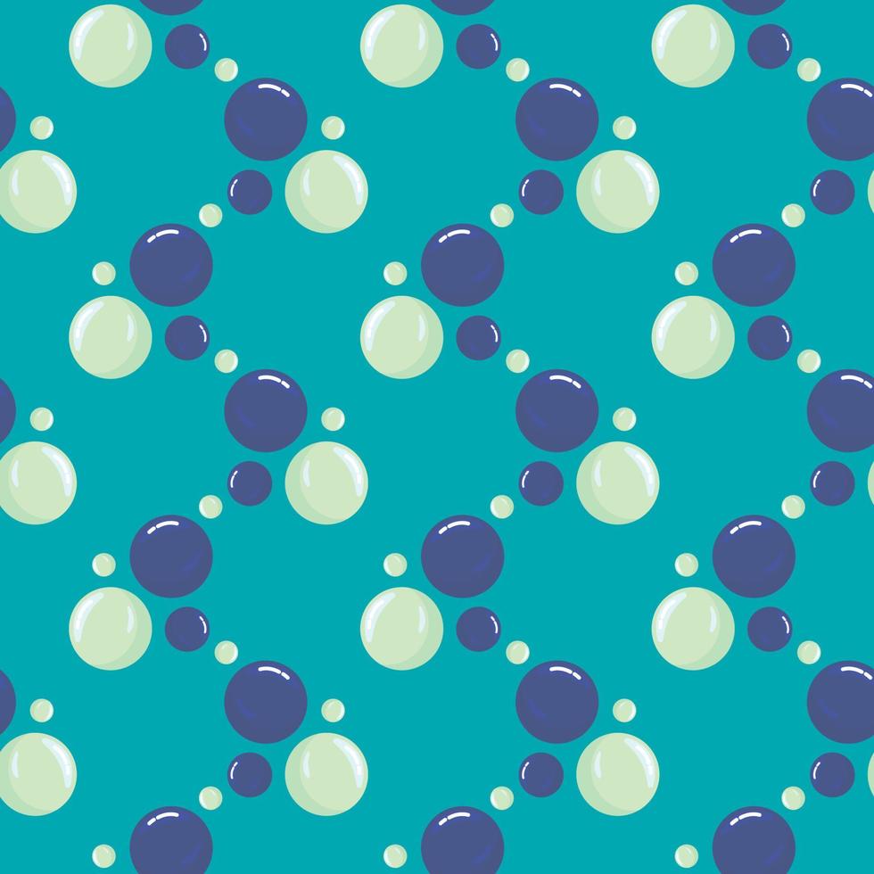Little bubbles,seamless pattern on blue background. vector