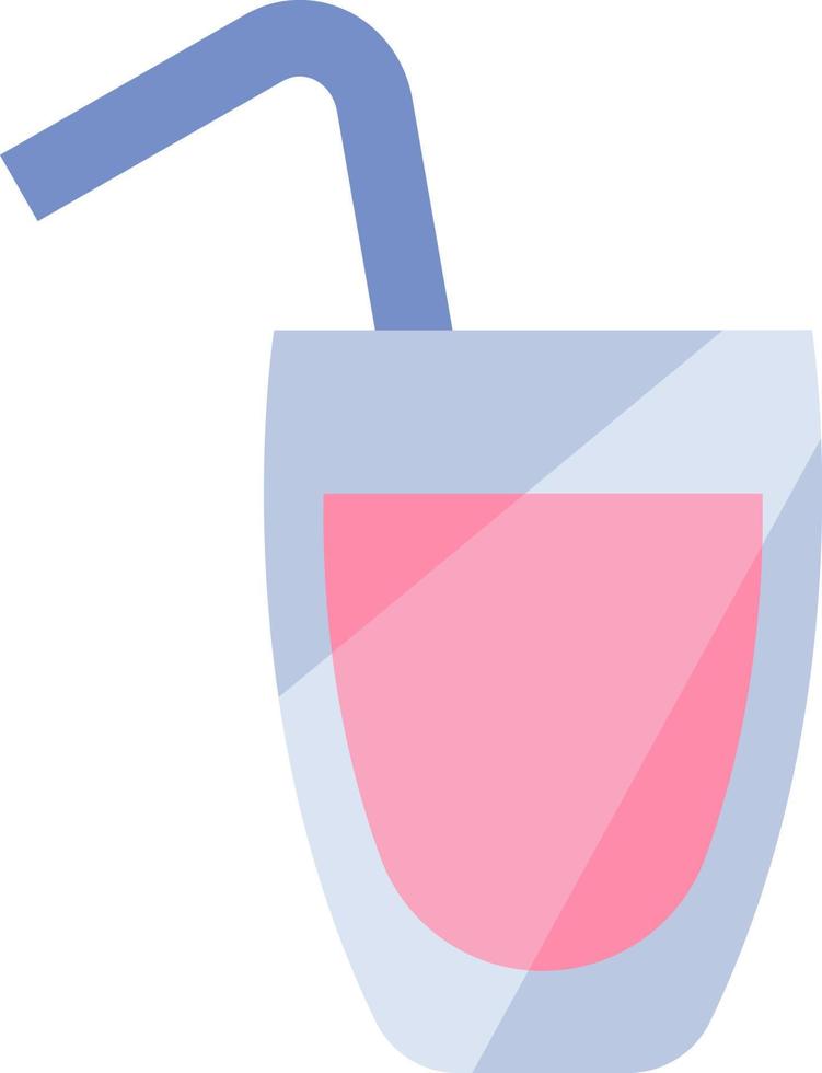 bebida afrutada, icono de ilustración, vector sobre fondo blanco