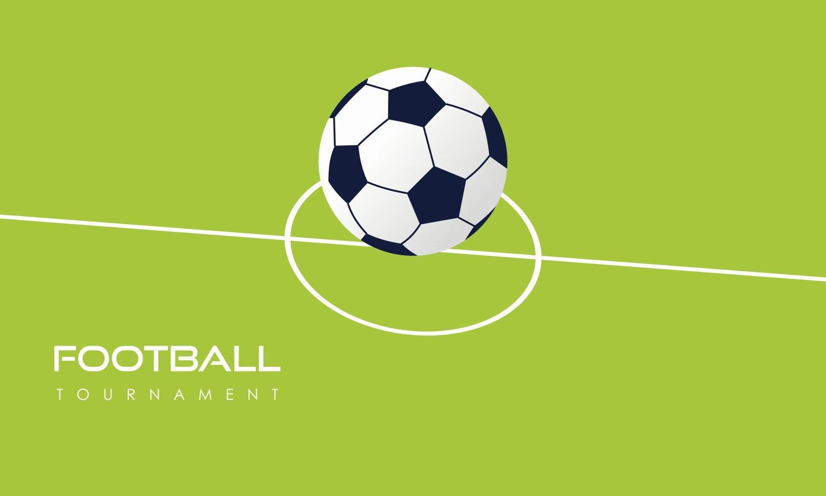 Football tournament illustration vector