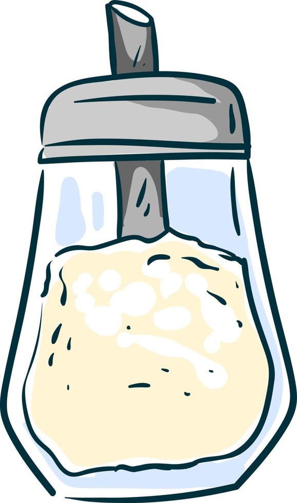 Sugar shaker, illustration, vector on white background