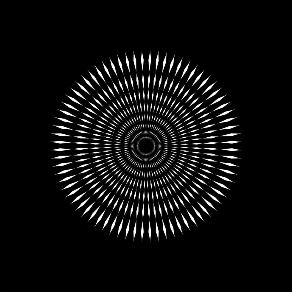 Mandala made from Rhombus Composition. Modern Contemporary Mandala for Logo, Decoration or Graphic Design. Vector Illustration