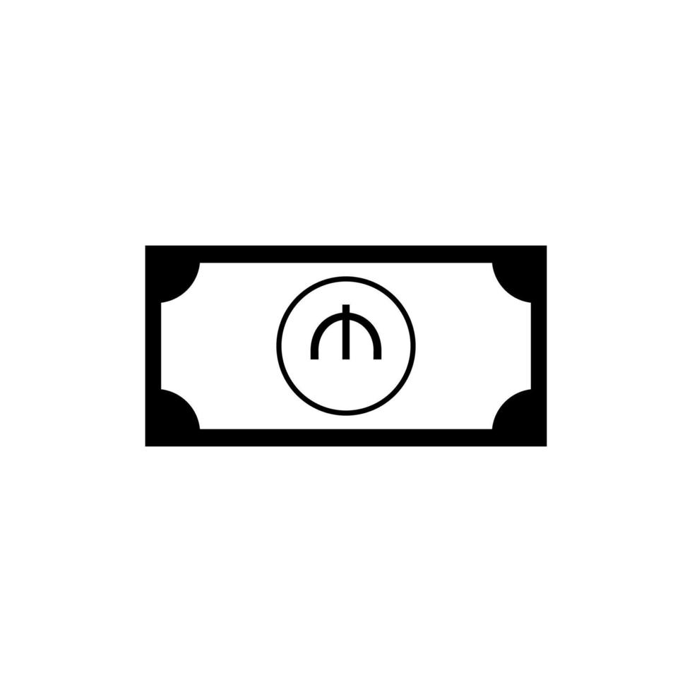 Azerbaijan Currency Icon Symbol, Azerbaijani Manat, AZN Sign. Vector Illustration