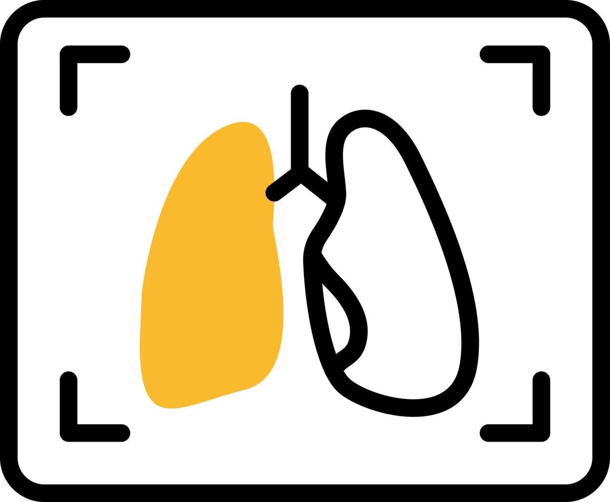 neumología hospitalaria, ilustración, vector sobre fondo blanco.