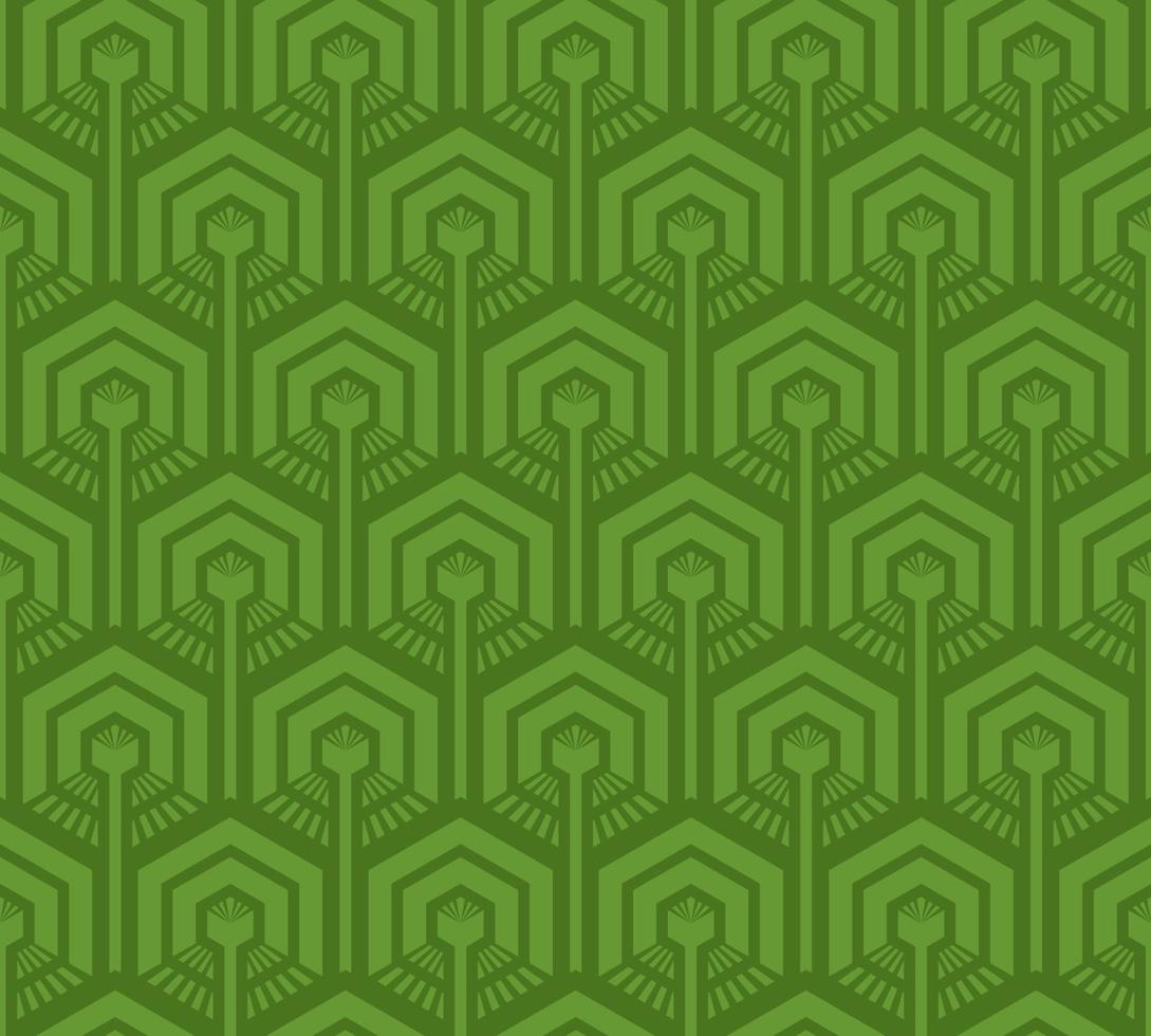 LIGHT GREEN SEAMLESS VECTOR BACKGROUND WITH HEXAGONS