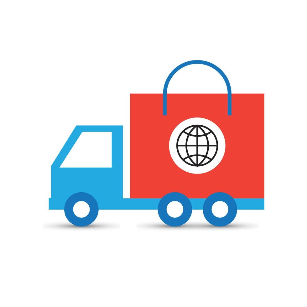 Online shopping icon. Ecommerce icon or logo isolated sign symbol vector illustration.