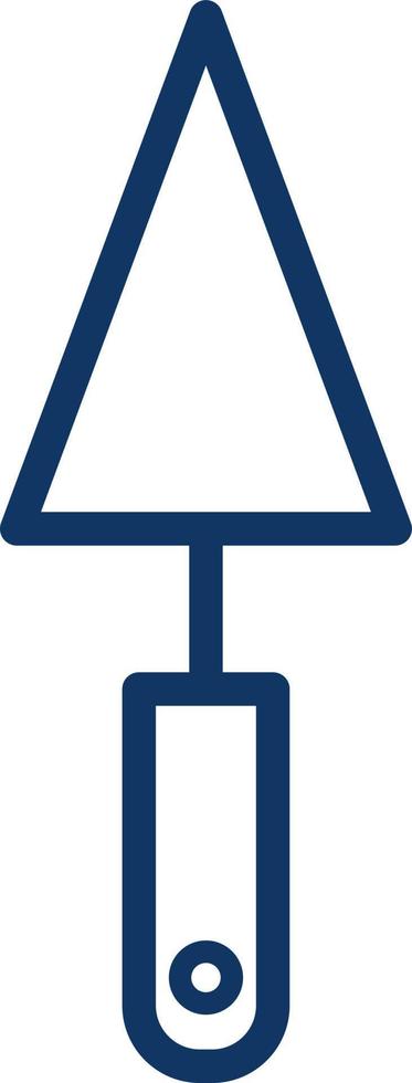 Construction spatula, illustration, vector on a white background.