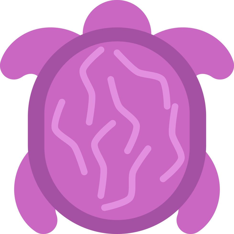 Purple turtle, illustration, vector, on a white background. vector