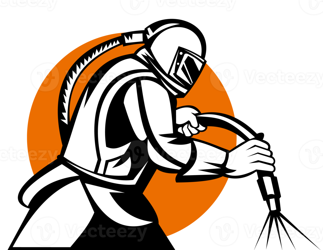 sanblaster at work png