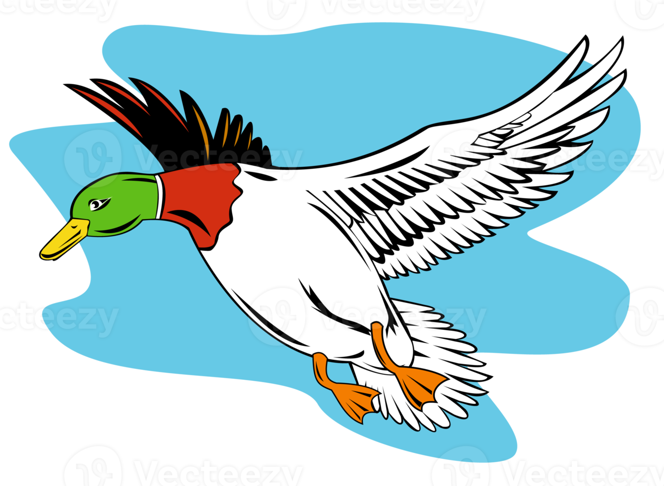 Stockente fliegt png