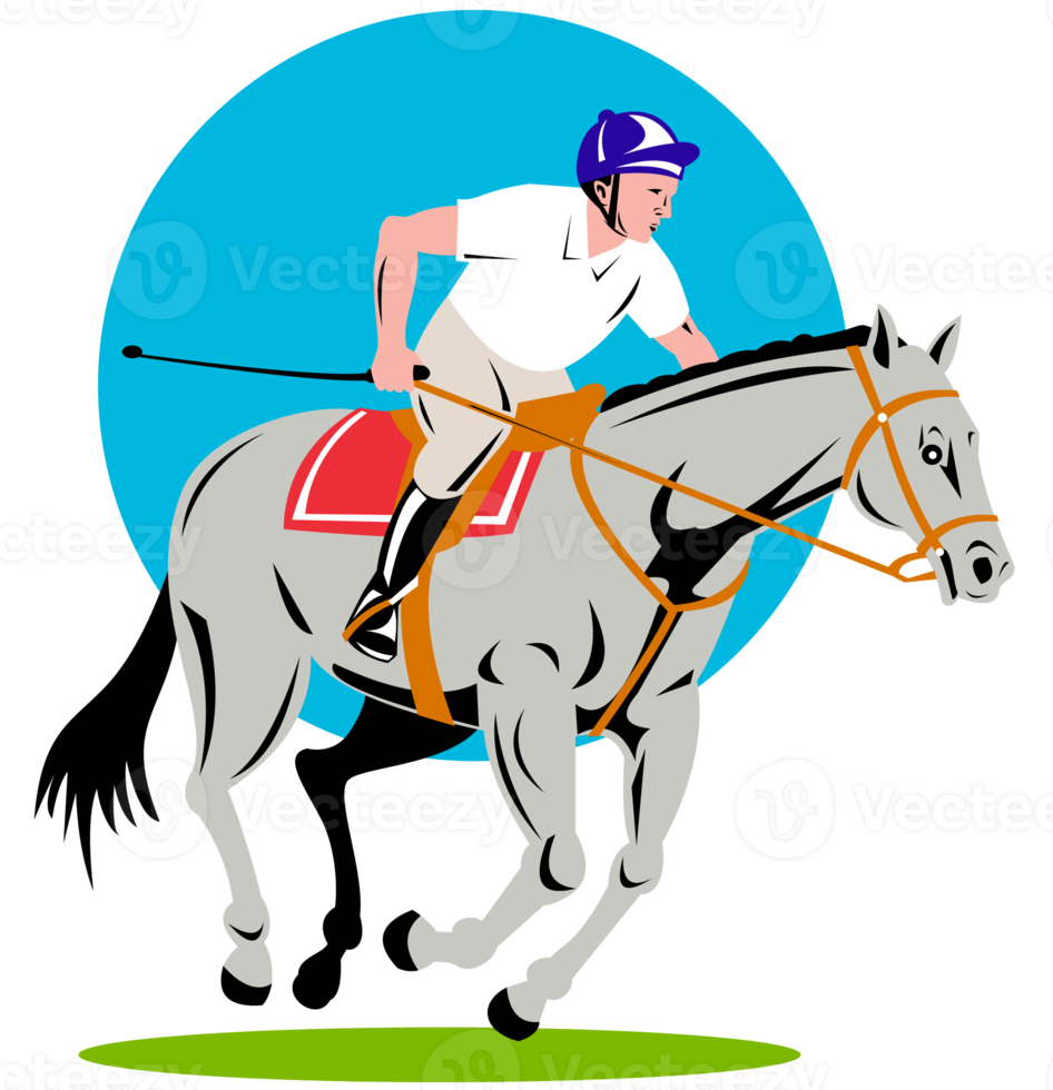 Equestrian Show Jumping Retro png