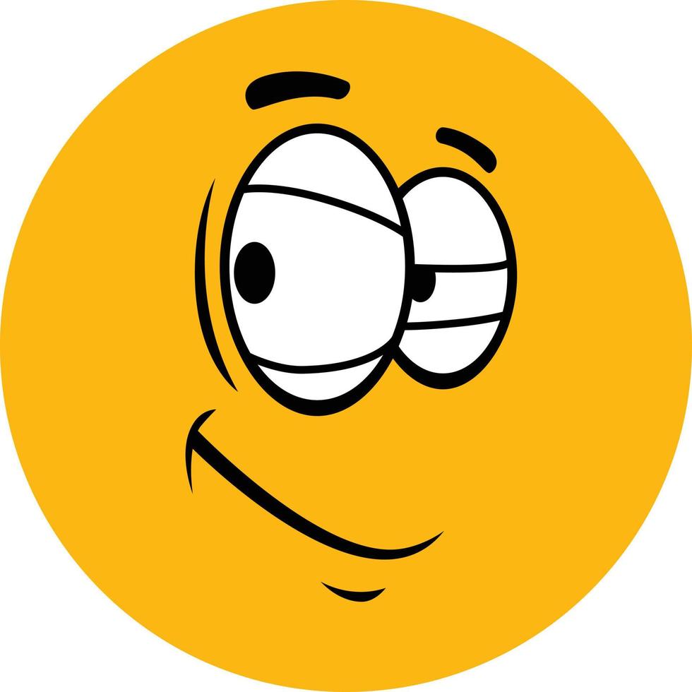 Facial expression illustration vector