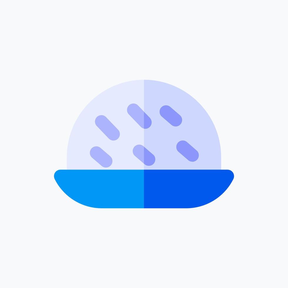 icono de arroz. icono de comida y equipo. perfecto para sitios web, aplicaciones móviles, presentaciones y cualquier otro proyecto. icono de diseño de estilo plano vector