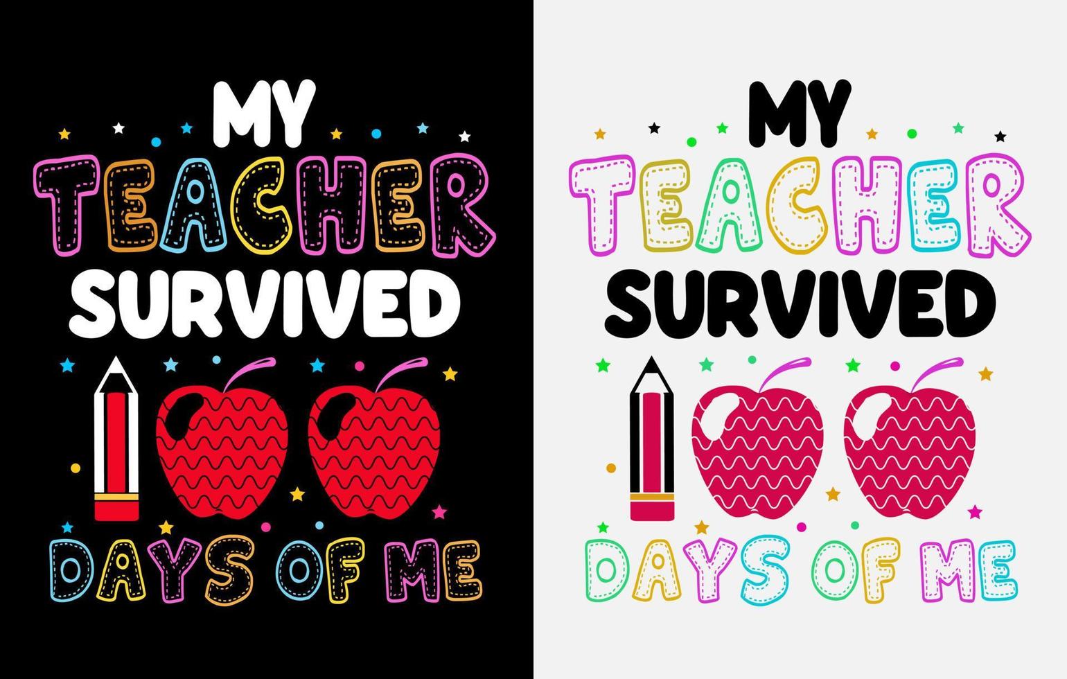 100th days of school, hundred days t shirt design, 100th days celebration t shirt vector