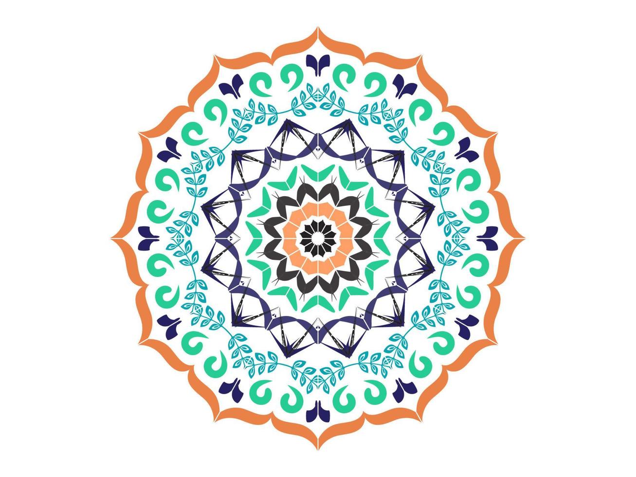 Mandala Design, mandala background ,mandala design for coloring page vector