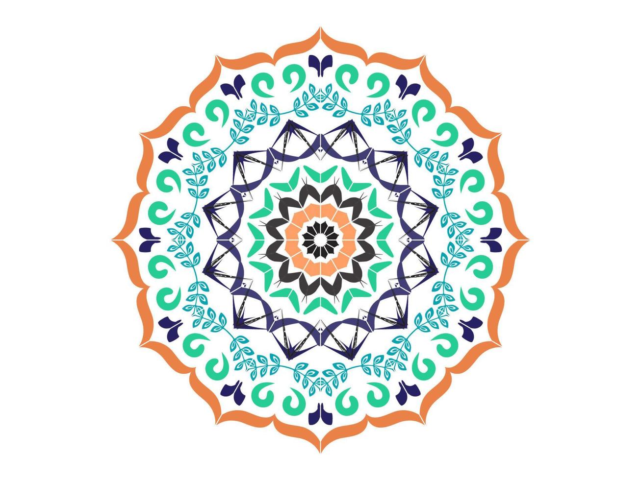 Mandala Design, mandala background ,mandala design for coloring page vector