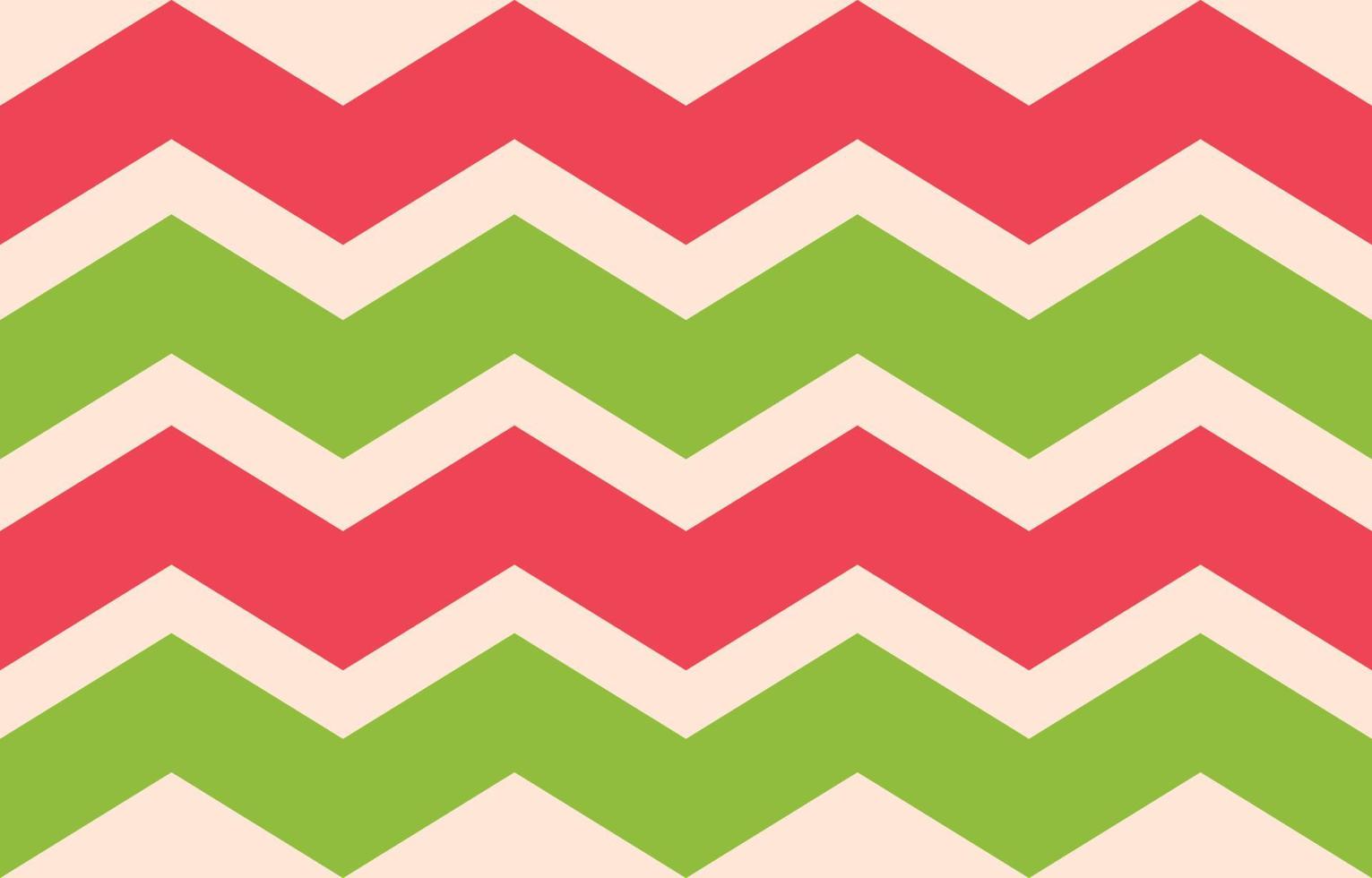 Seamless pattern red and green zigzag chevron, geometric fabric pattern, textile illustration vector, printing, Christmas New Year festival wrapping paper. vector